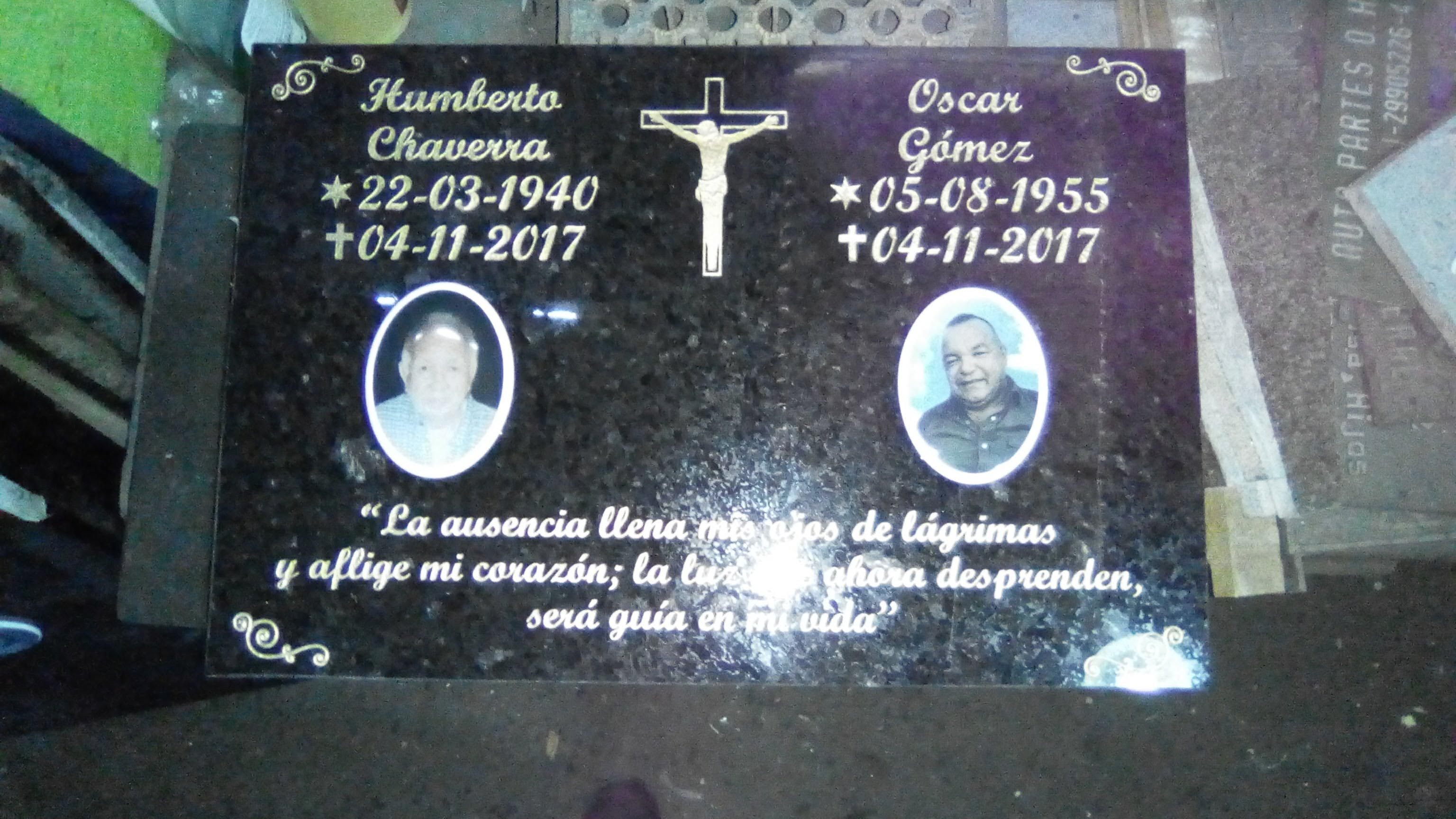Lápida en mármol